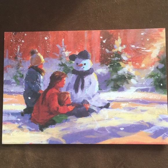 20 CARTES PLAISIRS D’HIVER. 20 Winter Playground Christmas Cards In FRENCH - Picture 5 of 16